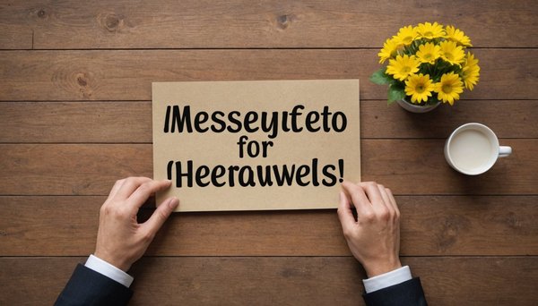 Message pour le départ d'une collègue : idées touchantes et créatives